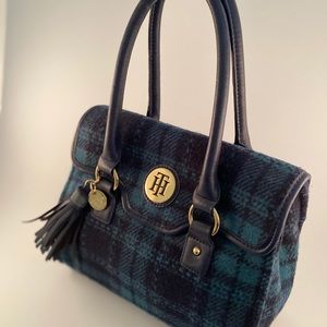 Tommy Hilfiger satchel plaid bag